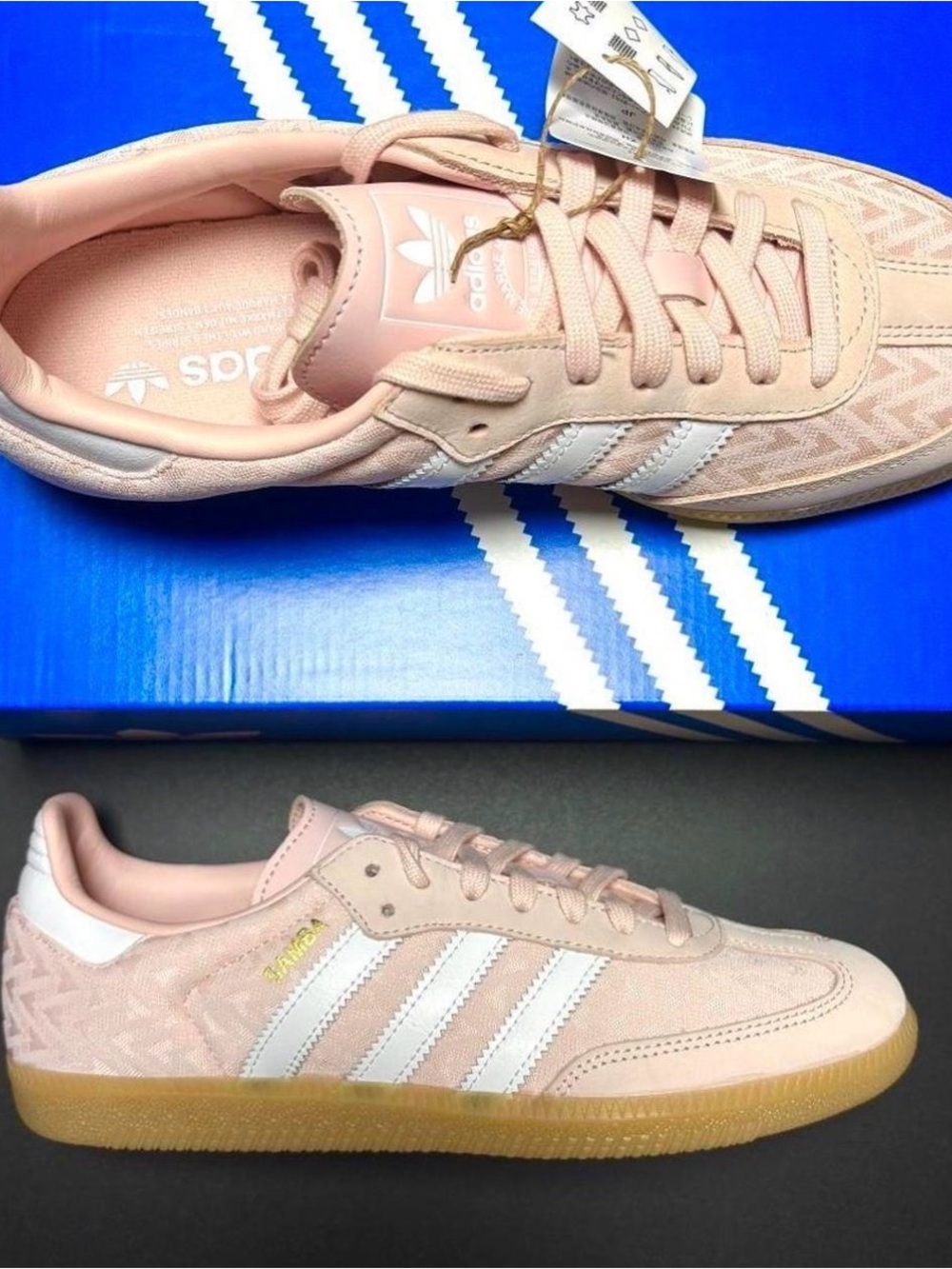 adidas Women’s Pink Samba OG - Picture 2 of 4